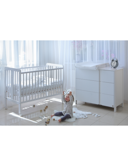 puslekommode puslebord pusleplads børn børneværelse indretning hvid moderne design