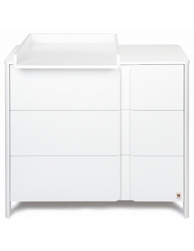 puslekommode puslebord pusleplads børn børneværelse indretning hvid moderne design