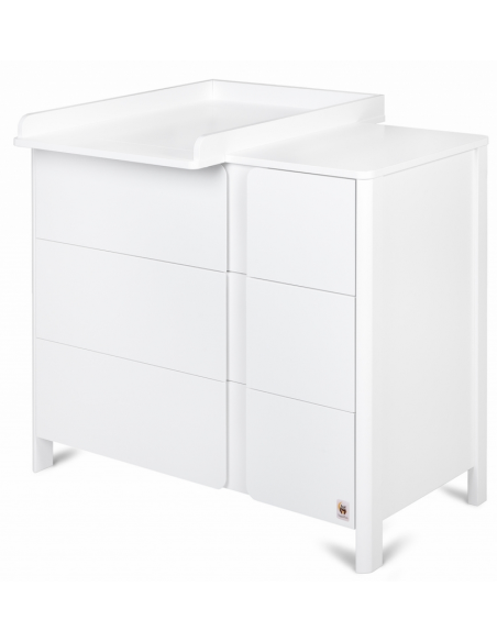 puslekommode puslebord pusleplads børn børneværelse indretning hvid moderne design