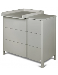 puslekommode puslebord pusleplads børn børneværelse indretning grå moderne design 2