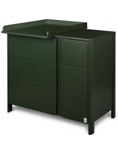 puslekommode puslebord pusleplads børn børneværelse indretning grøn moderne design 2