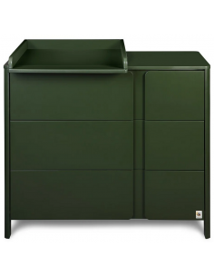 puslekommode puslebord pusleplads børn børneværelse indretning grøn moderne design