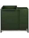 Puslekommode til børneværelset i birketræ og MDF H91 x B105 x D54 cm - Grøn