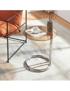 sofabord sidebord stuemøbler rundt moderne design 2