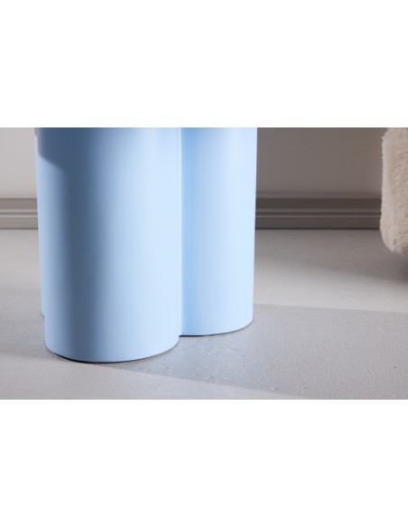 rundt sofabord blå 80 moderne design