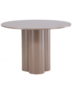 Rundt spisebord 110 brun moderne design nordisk skandinavisk