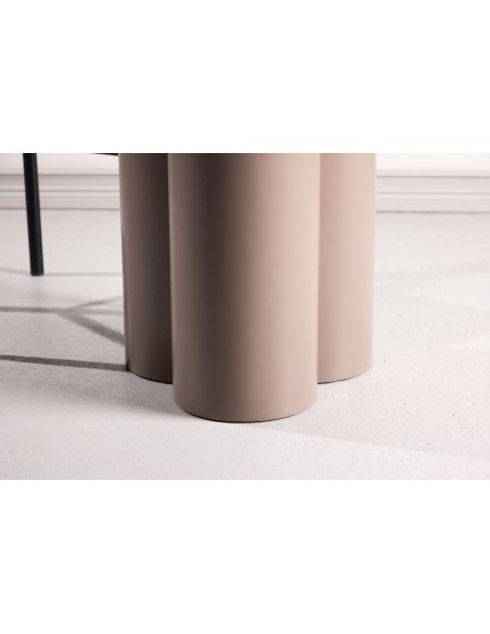 Rundt spisebord 110 brun moderne design nordisk skandinavisk