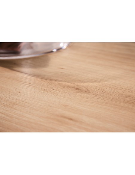 Stort spisebord i moderne design beige natur eg egetræ træ
