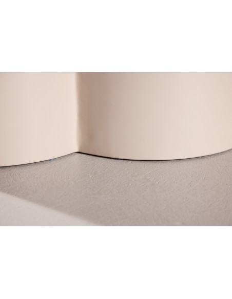 Stort spisebord i moderne design beige natur eg egetræ træ