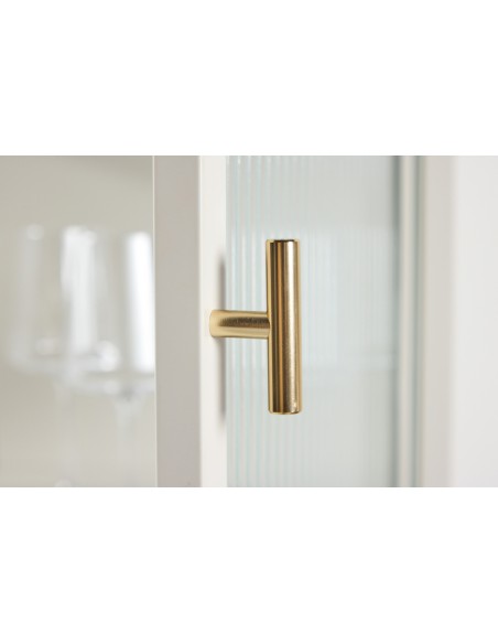 vitrineskab vitrine beige moderne design stuemøbler opbevaring køkken