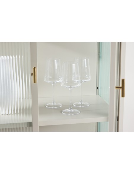 vitrineskab vitrine beige moderne design stuemøbler opbevaring køkken