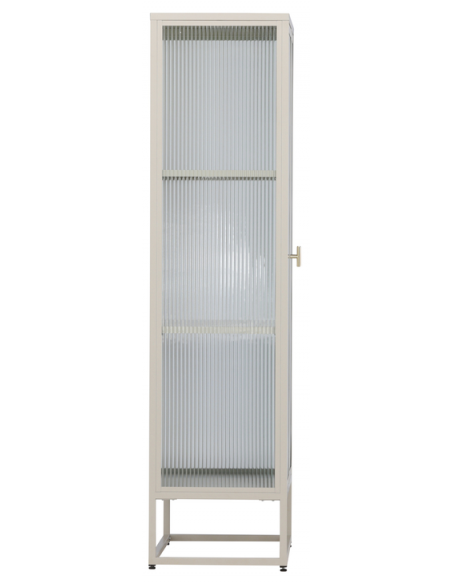 vitrineskab vitrine beige moderne design stuemøbler opbevaring køkken