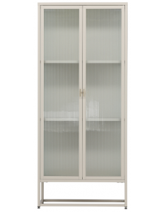 vitrineskab vitrine beige moderne design stuemøbler opbevaring køkken