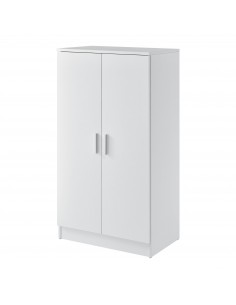 Skoskab gulv træ billigt eg egetræ garderobe entre hvid