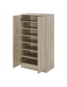 Skoskab gulv træ billigt eg egetræ garderobe entre eg 2