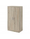 Skoskab i møbelplade H108 x B55 x D35 cm - Sonoma eg