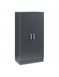 Skoskab gulv træ billigt eg egetræ garderobe entre grå