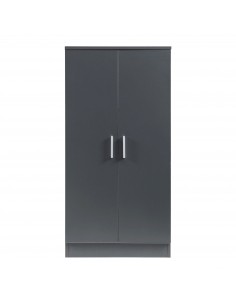 Skoskab gulv træ billigt eg egetræ garderobe entre grå 2