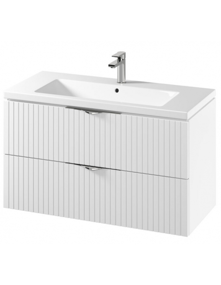 komplet badmiljø væg underskab med vask håndvask badeværelse hvid