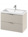 TIRSO Komplet badmiljø i MDF og keramik B80 cm - Cashmere