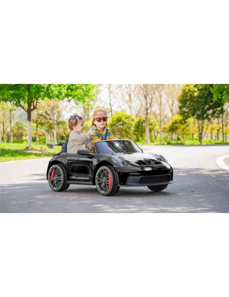 elbil bil elektrisk børn udendørs legetøj udeleg indendørs porsche 911