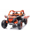Elektrisk Can-Am Marverick UTV til 2 børn 4x24V i metal og kunststof H79,5 x L145 x B84,5 cm - Sort/Orange