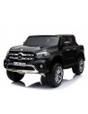 Elektrisk Mercedes X-Class til 2 børn 4x12V i metal og kunststof H66 x L141 x B78 cm - Sort