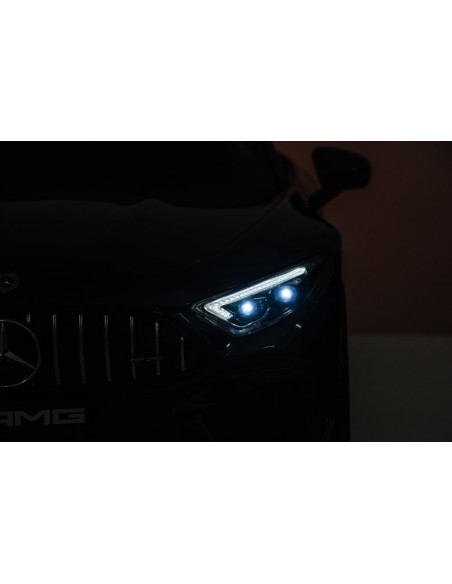 elbil bil elektrisk børn udendørs legetøj udeleg indendørs mercedes amg sl63