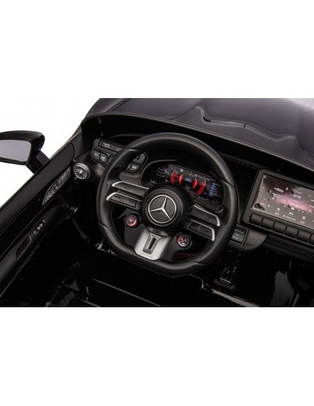 elbil bil elektrisk børn udendørs legetøj udeleg indendørs mercedes amg sl63