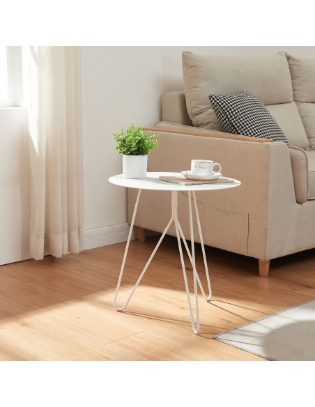 sofabord sidebord stuemøbler moderne design hvid