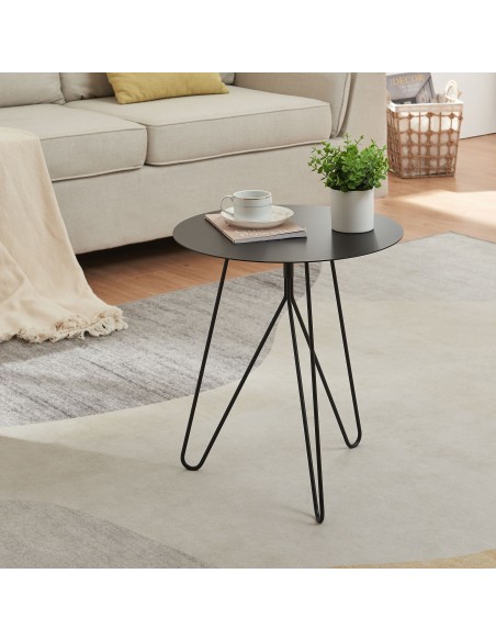 sofabord sidebord stuemøbler moderne design sort