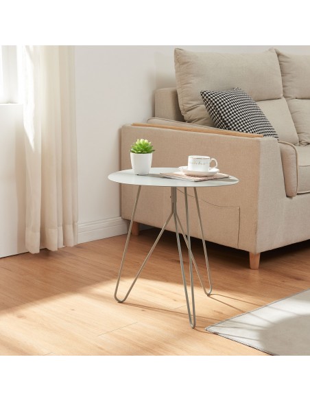 sofabord sidebord stuemøbler moderne design grå