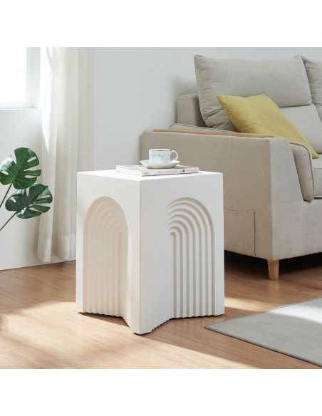 sofabord sidebord stuemøbler moderne design hvid sengebord natbord