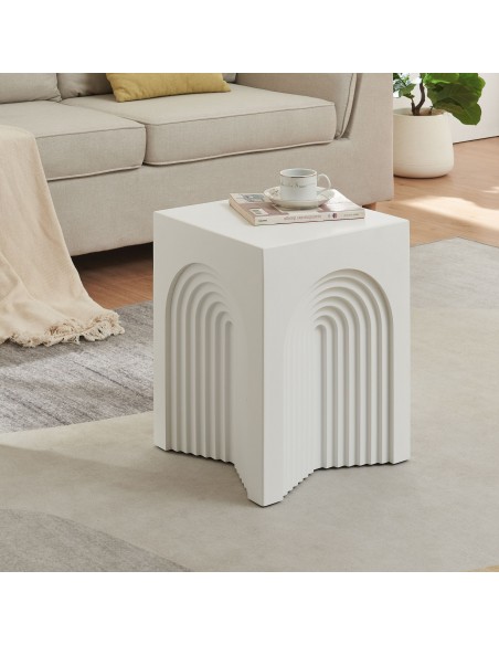 sofabord sidebord stuemøbler moderne design hvid sengebord natbord