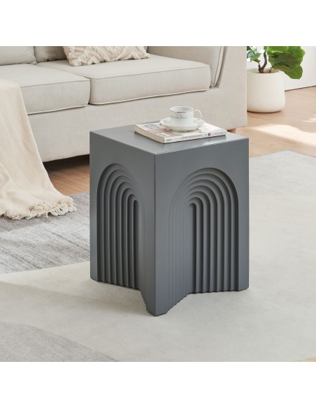 sofabord sidebord stuemøbler moderne design grå sengebord natbord