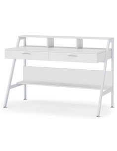 skrivebord kontorindretning kontormøbler computerbord indretning hvid