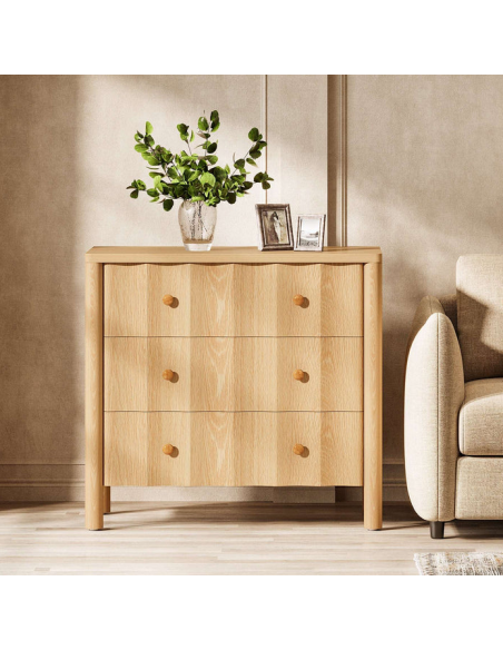 kommode skuffer entre soveværelse design moderne træ entrebord