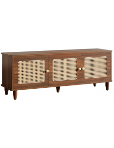 Skobænk bænk skoskab gulv træ brun garderobe entre