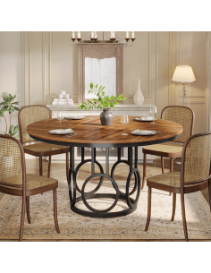 rundt spisebord indretning 120 2