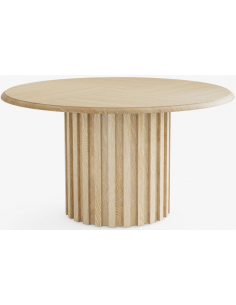 rundt spisebord indretning 120 moderne design træ eg