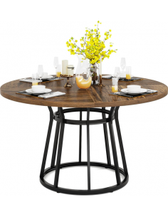 rundt spisebord indretning 120