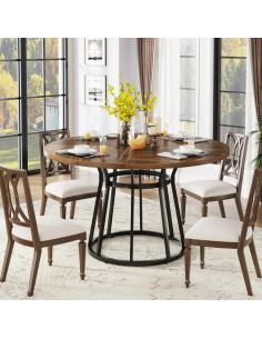 rundt spisebord indretning 120 2