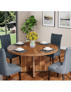 rundt spisebord indretning 120 moderne design træ 2