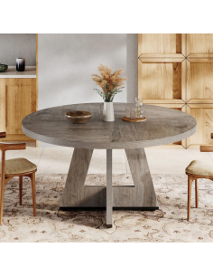 rundt spisebord indretning 120 moderne design træ 2