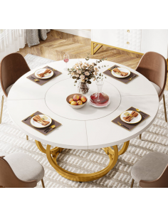 rundt spisebord skrivebord indretning Ø120 2