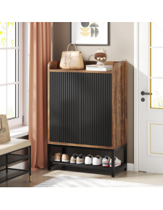 Skoskab gulv træ sort garderobe entre 2