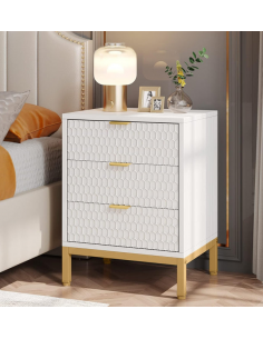 sengebord natbord træ garderobe soveværelse