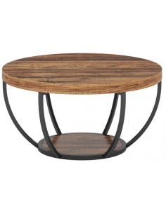 rundt sofabord træ moderne design indretning