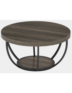 rundt sofabord træ moderne design indretning