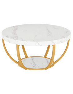 rundt sofabord træ moderne design indretning